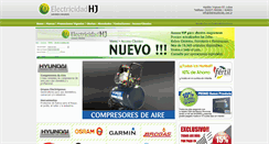 Desktop Screenshot of distribuidorahj.com.ar